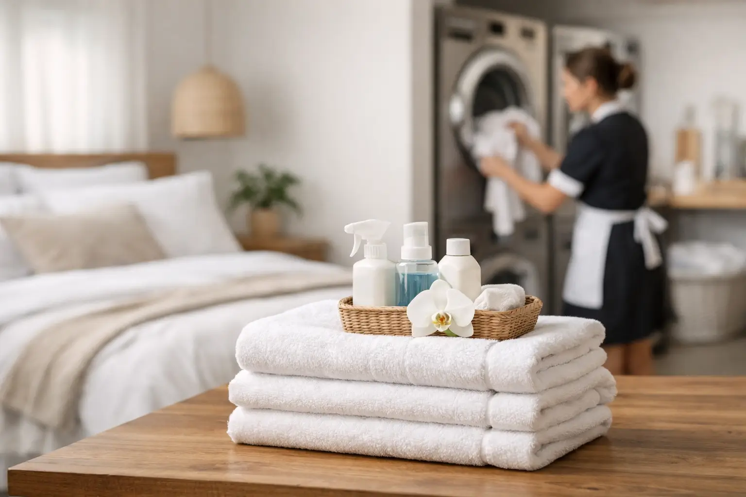 Servicii spălătorie Airbnb care chiar te ajută