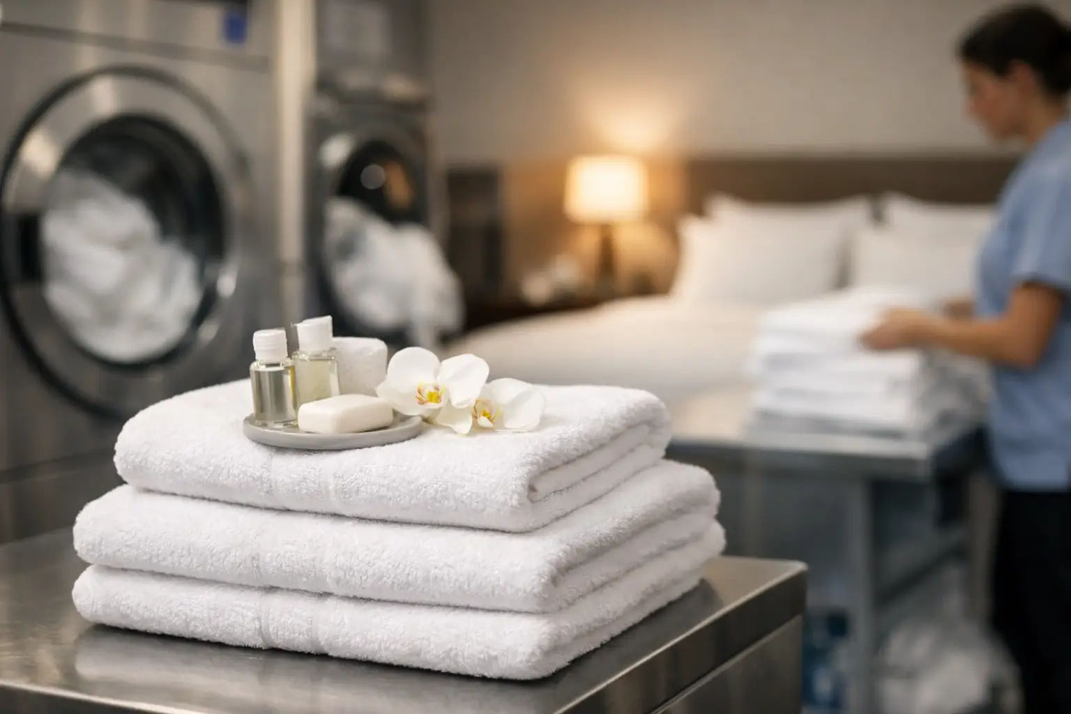 Servicii spalatorie pentru hoteluri: ce contează