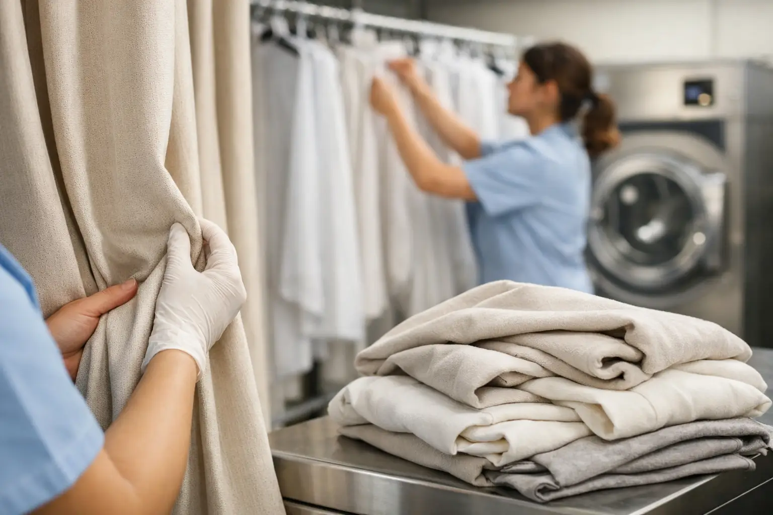 Spălare draperii profesională fără riscuri