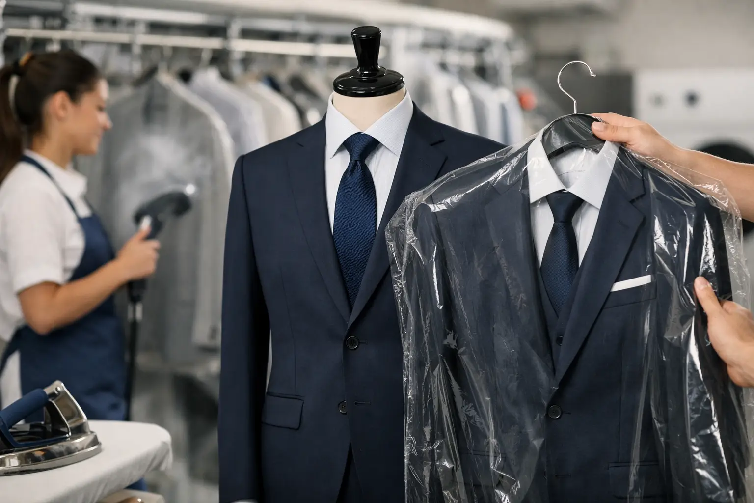 Curățare costume bărbătești profesională, sigură